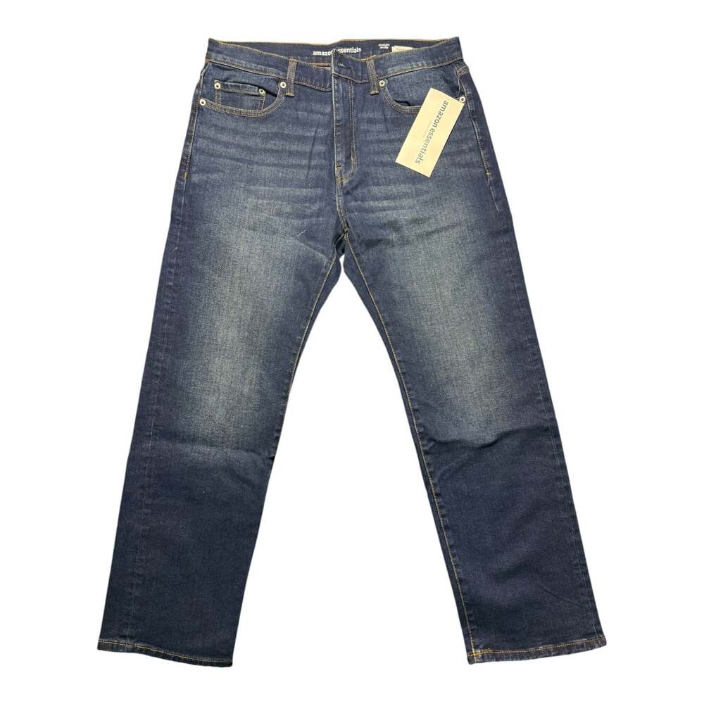 Amazon Essentials Men's Straight-Fit Stretch Jean 34W x 29L